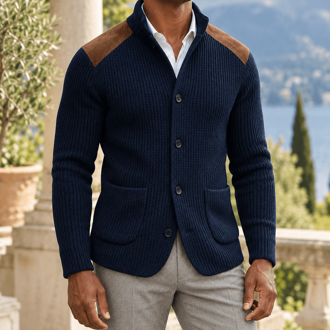 Glenquarr Shoulder-Patch Knit Jacket product image 4