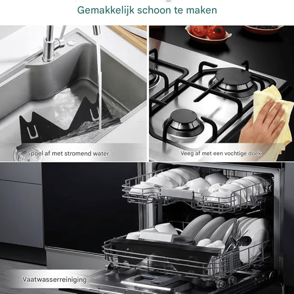 GlideGuard™ — Seal Every Crumb Away for a Spotless, Stress - Free Kitchen (Silver Stainless Steel (2 pieces) ) - Houseware & Kitchen | Zavonix