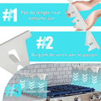 GlideGuard™ — Seal Every Crumb Away for a Spotless, Stress - Free Kitchen (Silver Stainless Steel (2 pieces) ) - Houseware & Kitchen | Zavonix