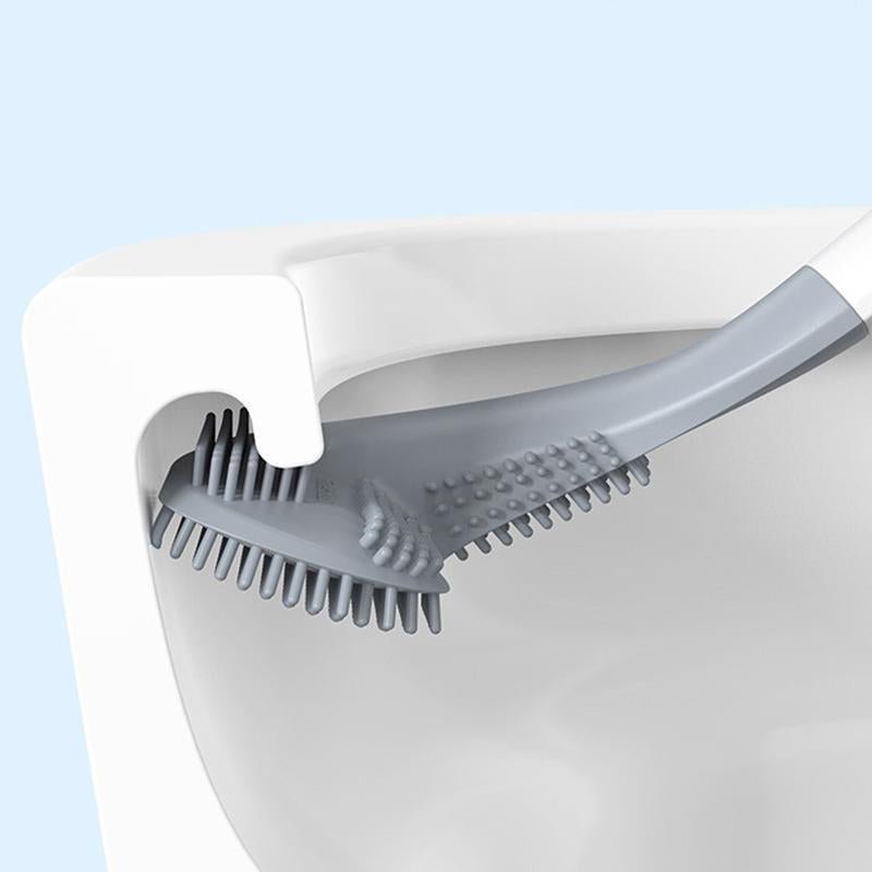 Glimsa Toilet Brush | Give your toilet a sparkling clean even in the hardest - to - reach corners (White Without Holder) - | Zavonix
