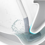 Glimsa Toilet Brush | Give your toilet a sparkling clean even in the hardest - to - reach corners (White Without Holder) - | Zavonix