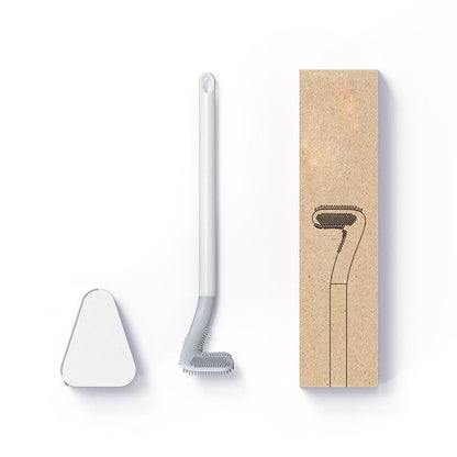 Glimsa Toilet Brush | Give your toilet a sparkling clean even in the hardest - to - reach corners (White Without Holder) - | Zavonix