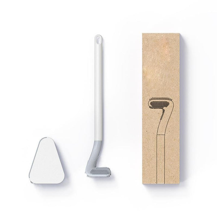 Glimsa Toilet Brush | Give your toilet a sparkling clean even in the hardest - to - reach corners (White Without Holder) - | Zavonix