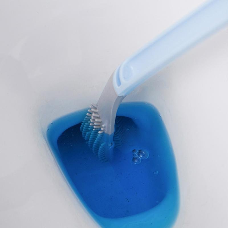 Glimsa Toilet Brush | Give your toilet a sparkling clean even in the hardest - to - reach corners (White Without Holder) - | Zavonix
