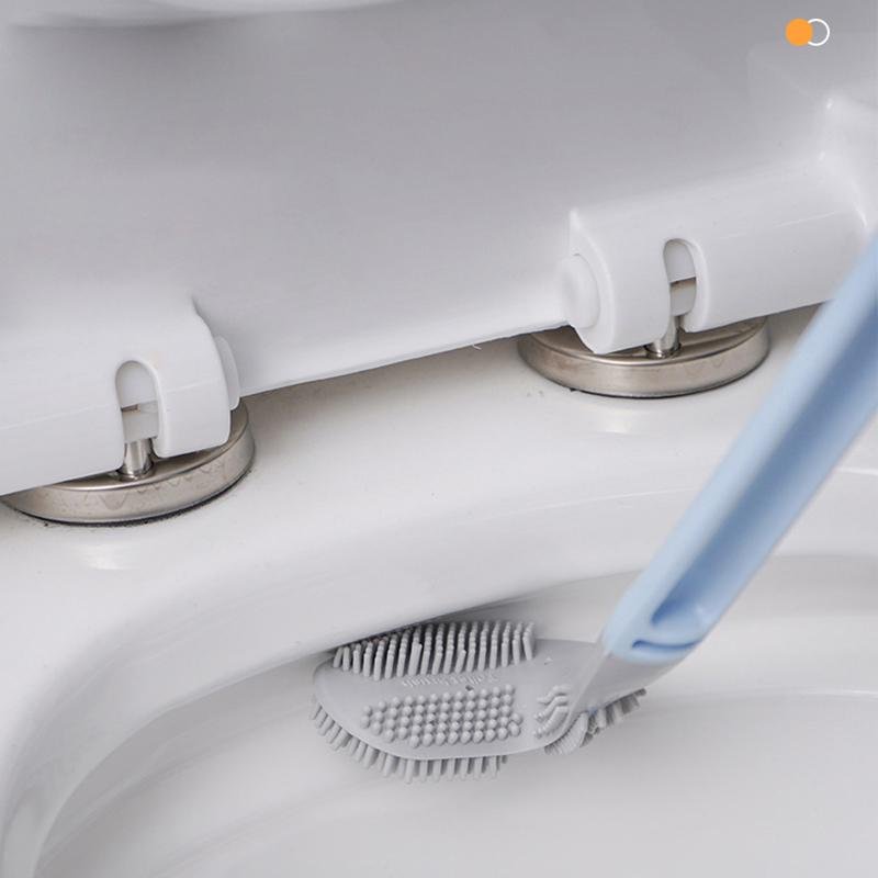 Glimsa Toilet Brush | Give your toilet a sparkling clean even in the hardest - to - reach corners (White Without Holder) - | Zavonix