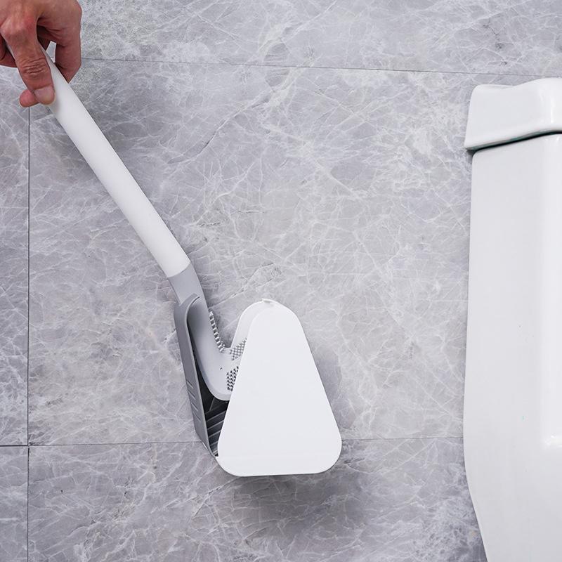 Glimsa Toilet Brush | Give your toilet a sparkling clean even in the hardest - to - reach corners (White Without Holder) - | Zavonix