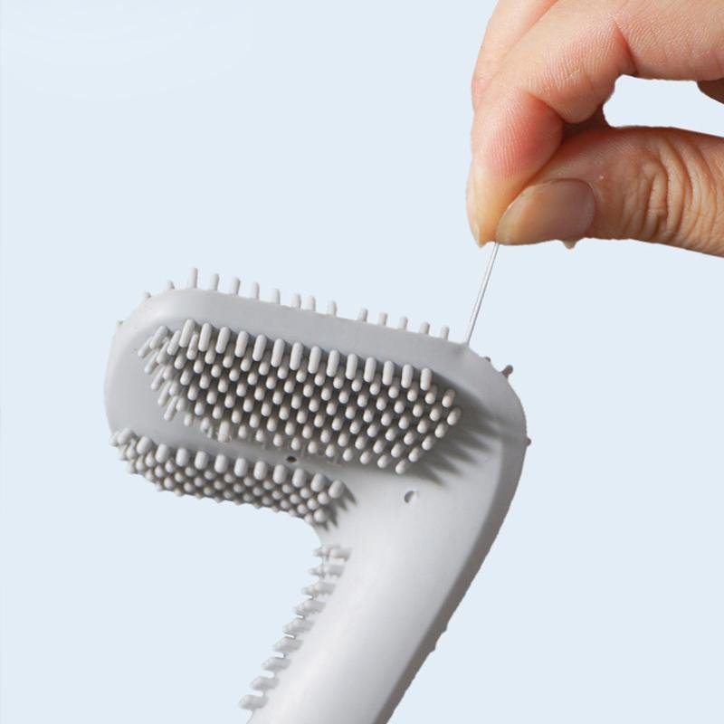 Glimsa Toilet Brush | Give your toilet a sparkling clean even in the hardest - to - reach corners (White Without Holder) - | Zavonix