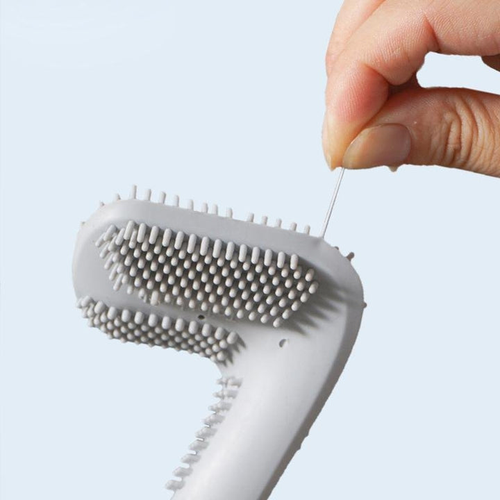 Glimsa Toilet Brush | Give your toilet a sparkling clean even in the hardest - to - reach corners (White Without Holder) - | Zavonix