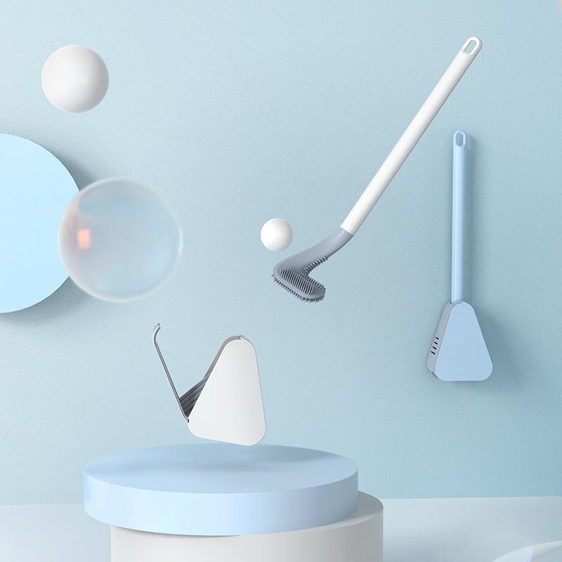 Glimsa Toilet Brush | Give your toilet a sparkling clean even in the hardest - to - reach corners (White Without Holder) - | Zavonix
