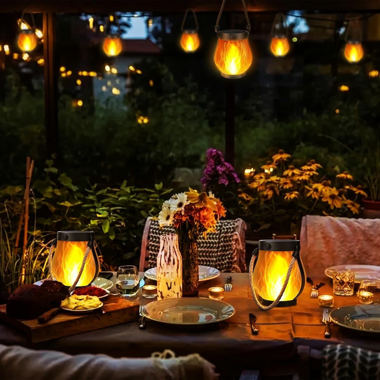 GloFlick – Dancing Flame Solar Light Lanterns (Buy 1 Save 50% ) - | Zavonix