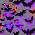 GlowHaunt – Glowing 3D Bats for Enchanted Walls (12 Pcs Set) ( ) - | Zavonix