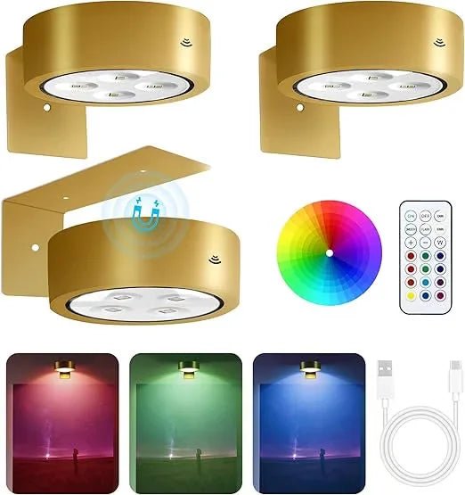 GlowMaster™ — Transform Your Space Into a Cozy, Show - Stopping Sanctuary with One Click (Gold ) - | Zavonix