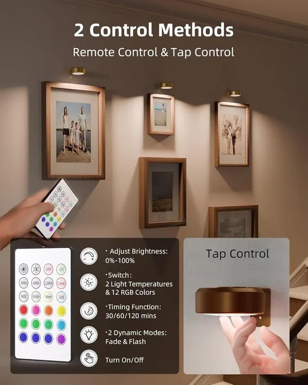 GlowMaster™ — Transform Your Space Into a Cozy, Show - Stopping Sanctuary with One Click (Gold ) - | Zavonix