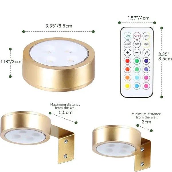 GlowMaster™ — Transform Your Space Into a Cozy, Show - Stopping Sanctuary with One Click (Gold ) - | Zavonix
