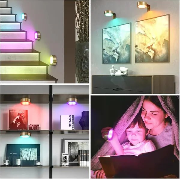 GlowMaster™ — Transform Your Space Into a Cozy, Show - Stopping Sanctuary with One Click (Gold ) - | Zavonix