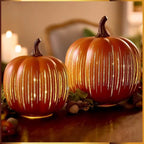 GlowPumpkin™ — Ignite Envy with a Magical, Heart - Stealing Autumn Ambiance (Black Small) - Home & Garden > Home Décor > Seasonal & Holiday Decorations > Halloween Decorations > Lighted Pumpkins | Zavonix