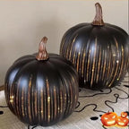 GlowPumpkin™ — Ignite Envy with a Magical, Heart - Stealing Autumn Ambiance (Black Small) - Home & Garden > Home Décor > Seasonal & Holiday Decorations > Halloween Decorations > Lighted Pumpkins | Zavonix