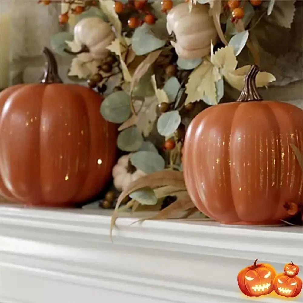 GlowPumpkin™ — Ignite Envy with a Magical, Heart - Stealing Autumn Ambiance (Black Small) - Home & Garden > Home Décor > Seasonal & Holiday Decorations > Halloween Decorations > Lighted Pumpkins | Zavonix