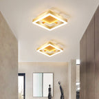 Gold LED Flush Mount Ceiling Light – Modern Design for Living Room and Bedroom 3