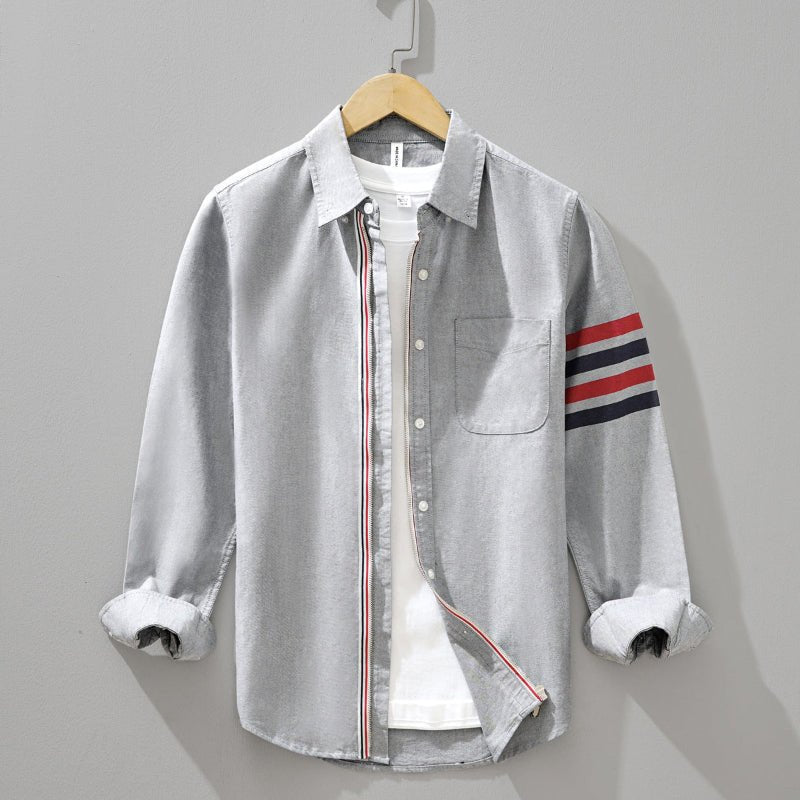 Gossalin™ Linen Shirt — Command Attention Instantly with Effortless Power and Unmatched Comfort (Gray XS) - | Zavonix