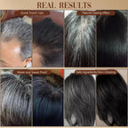 GrayAway Glide – Instant Hair Color Stick with Built - In Comb (Black Brown Buy 1) - | Zavonix