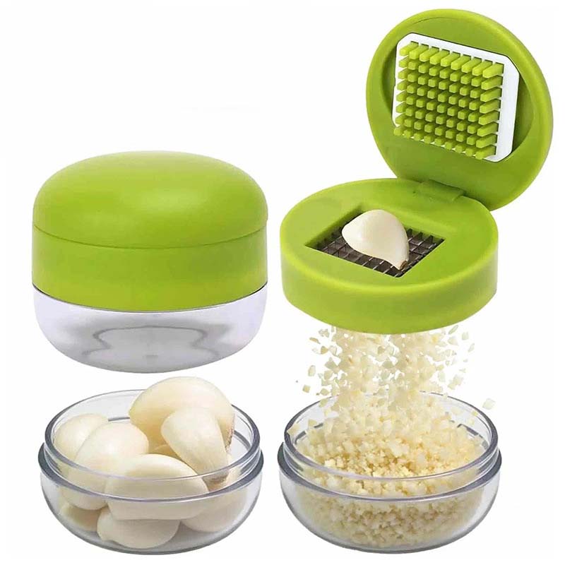 Green Garlic Chopper Stainless Steel Blades Product Image 05