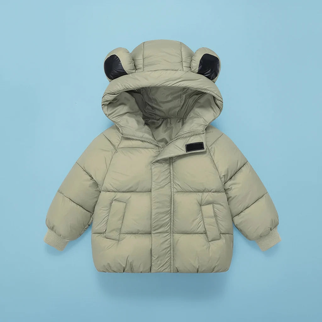 Front of the green quilted children&