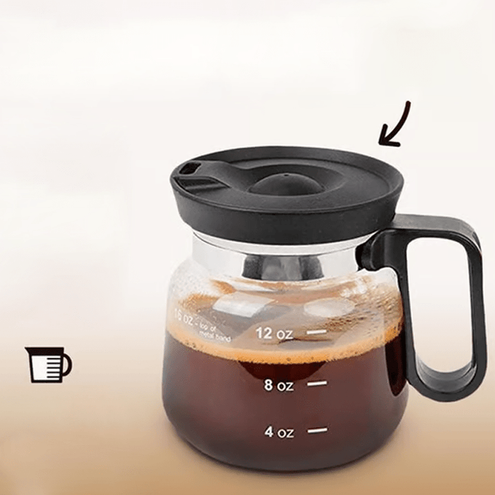 Grove 16Oz Borosilicate Glass Coffee Mug Lid Product Image 03