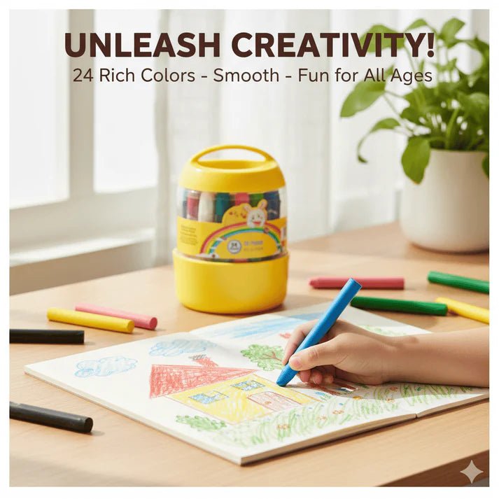 Grove Jumbo Crayons Easy Hold Toddler Coloring Set Product Image 08