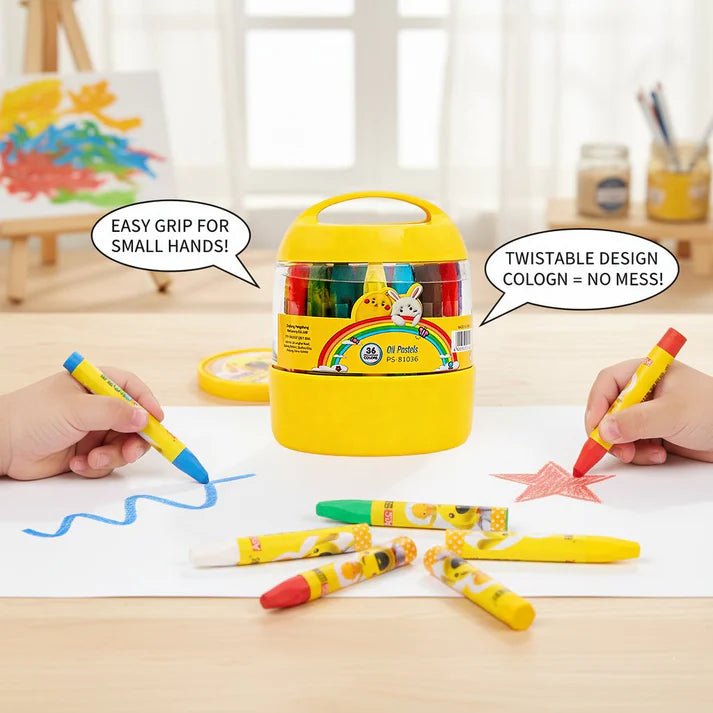Grove Jumbo Crayons Easy Hold Toddler Coloring Set Product Image 09