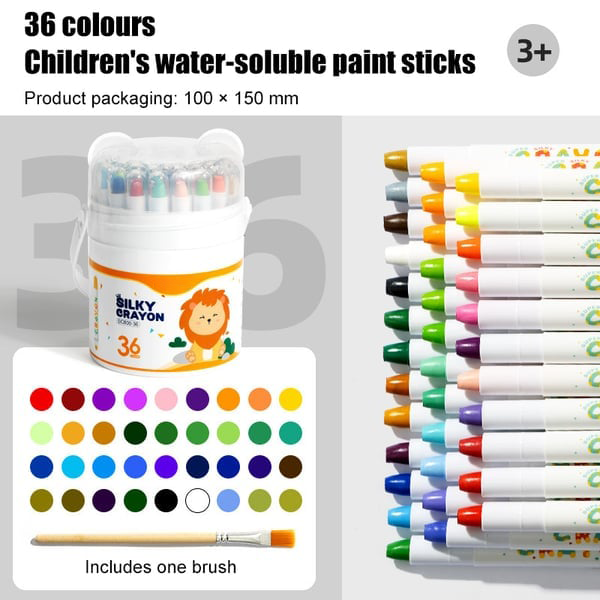 Grove Jumbo Crayons Easy Hold Toddler Coloring Set Product Image 11