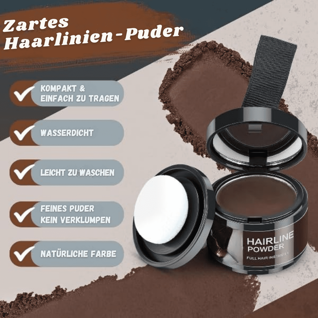 Polvo Sombra para Línea del Cabello y Cejas™ — Recupera al Instante un Volumen Completo y Natural que Inspira Confianza