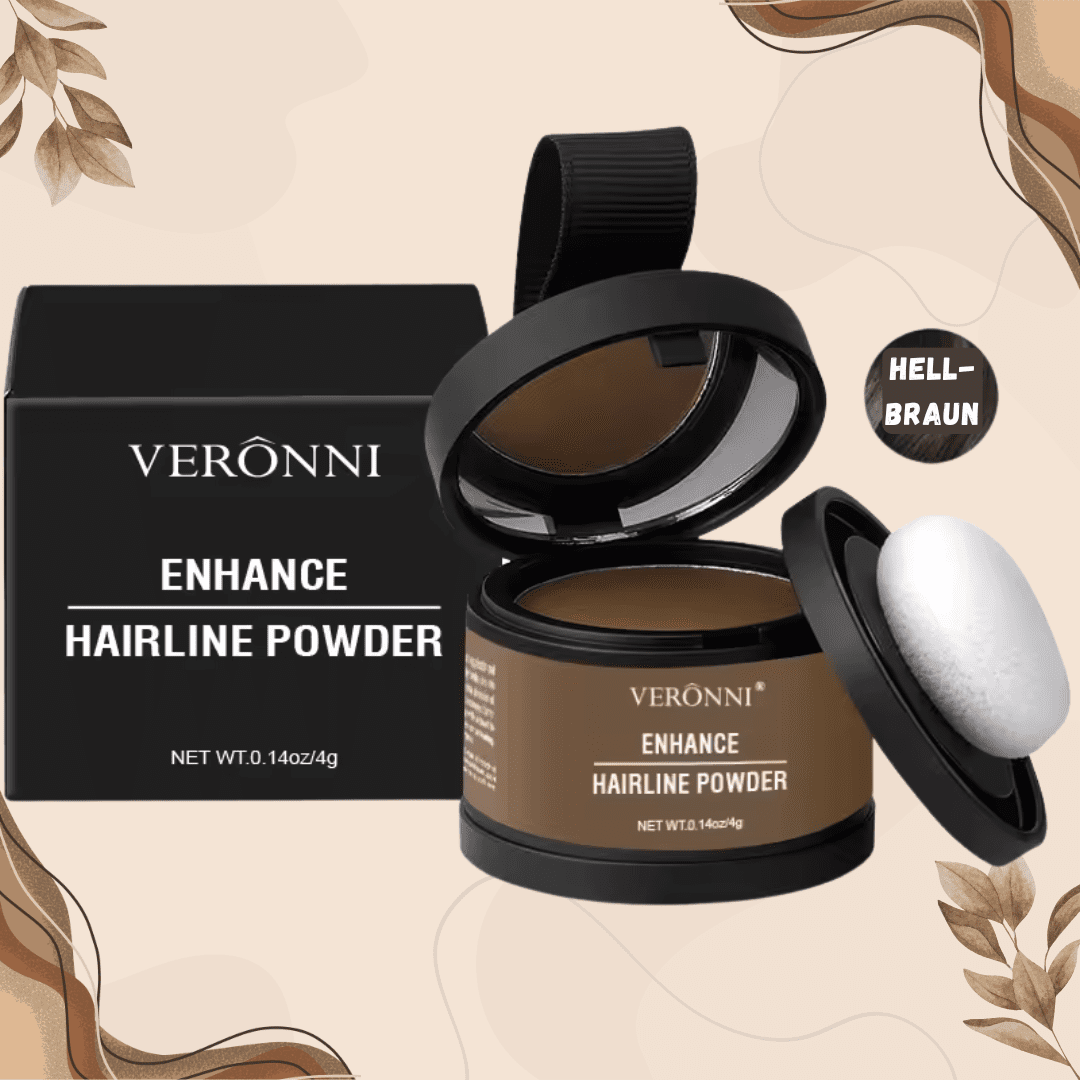 Polvo Sombra para Línea del Cabello y Cejas™ — Recupera al Instante un Volumen Completo y Natural que Inspira Confianza