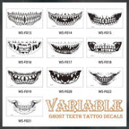 Halloween Body Masterpieces™ — Transform Your Skin into an Unstoppable Attention Magnet (SET A (12 PIECES) ) - | Zavonix