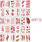 Halloween Body Masterpieces™ — Transform Your Skin into an Unstoppable Attention Magnet (SET E(30 PIECES) ) - | Zavonix