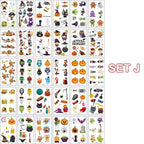 Halloween Body Masterpieces™ — Transform Your Skin into an Unstoppable Attention Magnet (SET J(30 PIECES) ) - | Zavonix