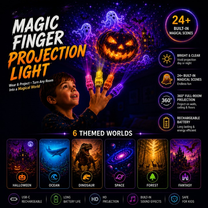 Halloween Finger Projector Six Themes Product Image 03