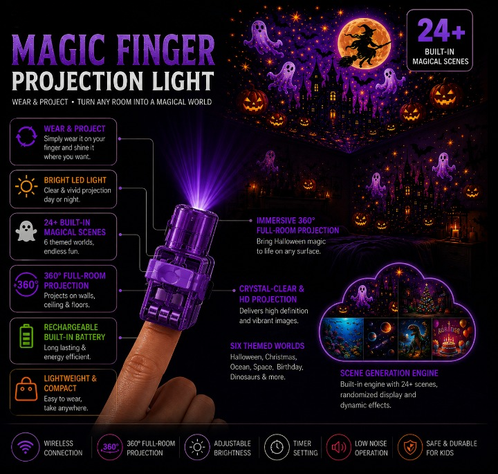 Halloween Finger Projector Six Themes Product Image 08
