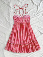 Halter Dress™ — Command Attention All Day with Flawless Fit and Fierce Style (Red XL) - | Zavonix