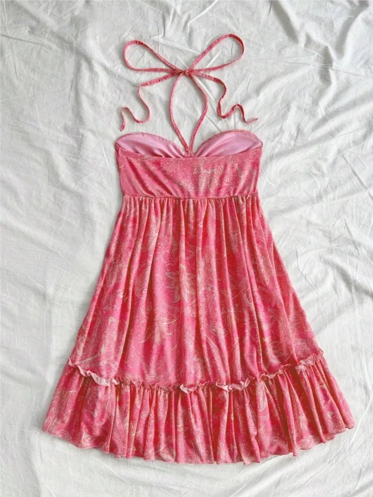 Halter Dress™ — Command Attention All Day with Flawless Fit and Fierce Style (Red XL) - | Zavonix