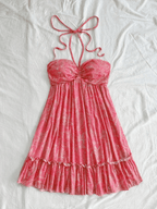 Halter Dress™ — Command Attention All Day with Flawless Fit and Fierce Style (Red XL) - | Zavonix