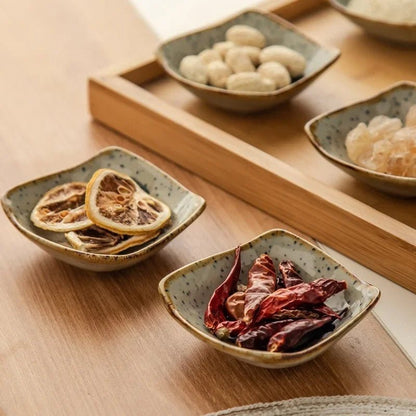 Hand-Painted Rustic Ceramic Plates Set – Unique Earthy Brown and Grey Glaze for Artisan Dining 1