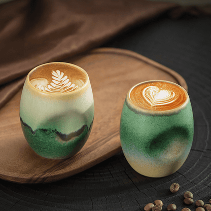 Handcrafted Ceramic Coffee and Tea Cup with Unique Glaze – Ergonomic Design for Comfort 6