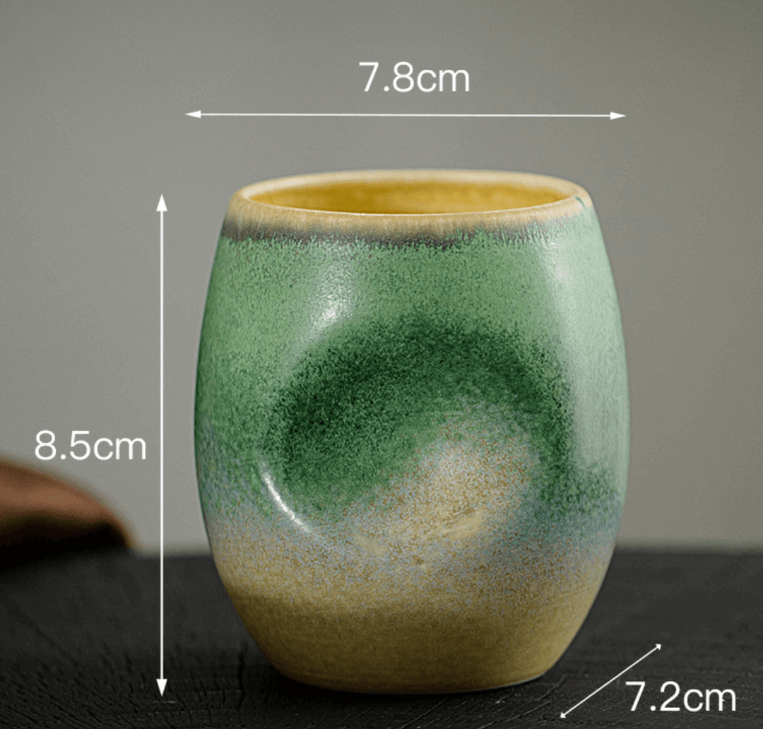 Handcrafted Ceramic Coffee and Tea Cup with Unique Glaze – Ergonomic Design for Comfort 7
