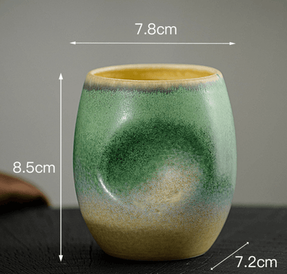Handcrafted Ceramic Coffee and Tea Cup with Unique Glaze – Ergonomic Design for Comfort 7