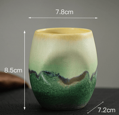 Handcrafted Ceramic Coffee and Tea Cup with Unique Glaze – Ergonomic Design for Comfort 8