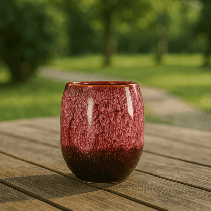 Handcrafted Ceramic Coffee Cups with Elegant Marble Finish – Set of 4 or Single Mugs, 175 ML, Unique Patterns 1