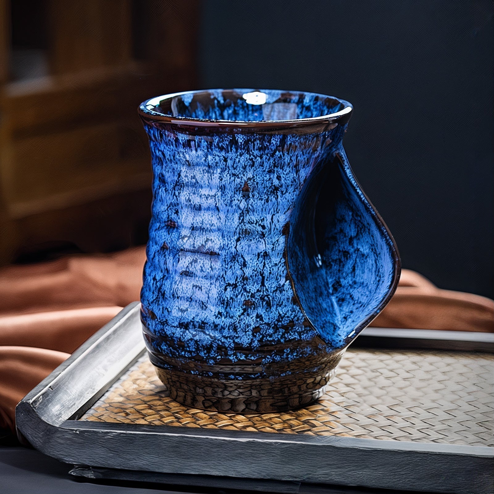 Handcrafted Ceramic Mug with 500ml Capacity – Bold Design and Ergonomic Handle 0