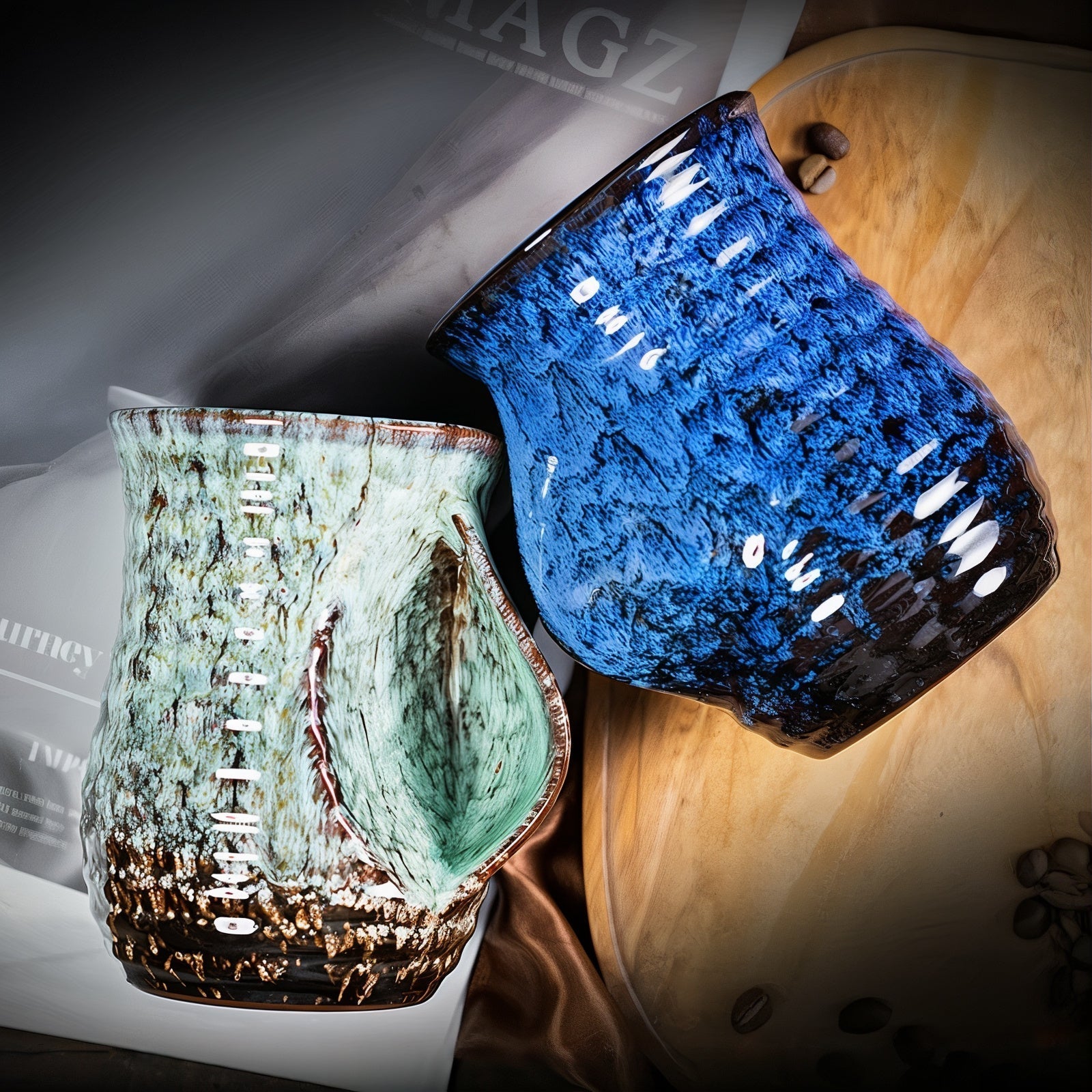 Handcrafted Ceramic Mug with 500ml Capacity – Bold Design and Ergonomic Handle 3