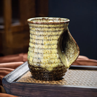 Handcrafted Ceramic Mug with 500ml Capacity – Bold Design and Ergonomic Handle 8